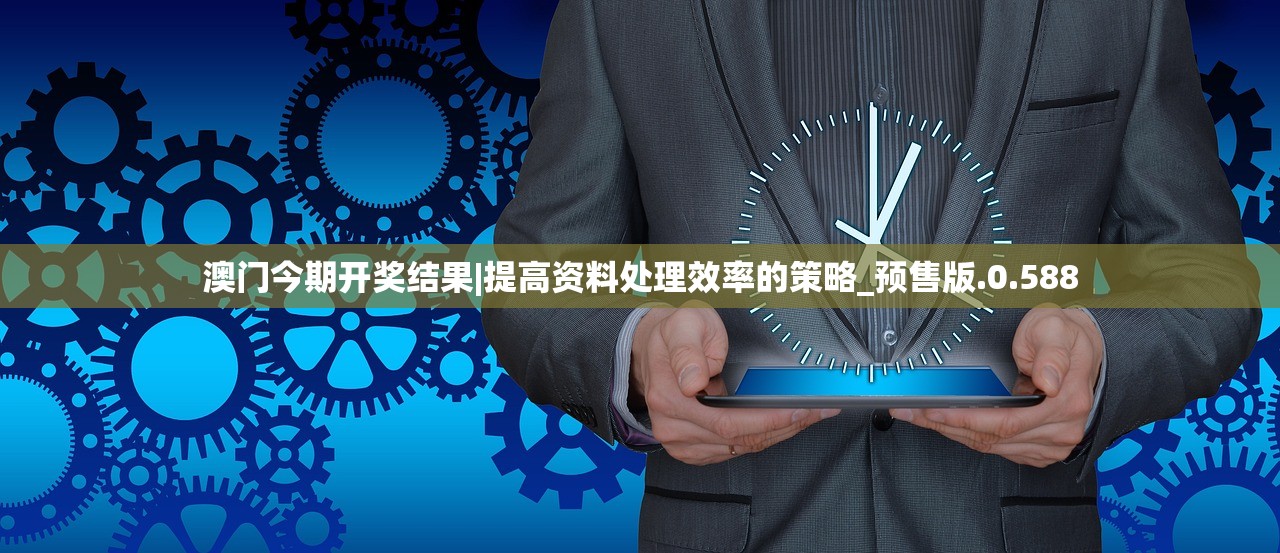 澳门今期开奖结果|提高资料处理效率的策略_预售版.0.588
