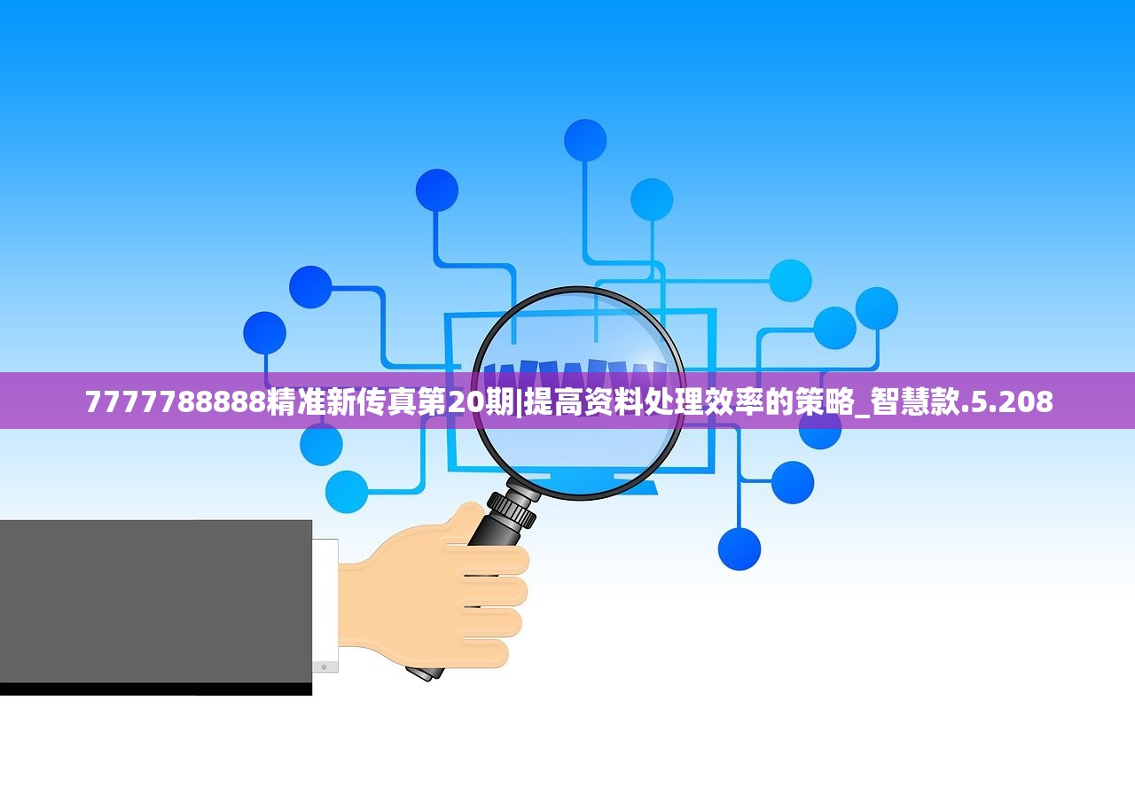 7777788888精准新传真第20期|提高资料处理效率的策略_智慧款.5.208